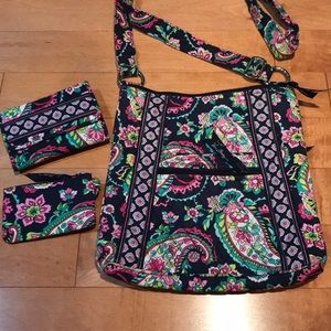 Vera Bradley Petal Paisley Trio